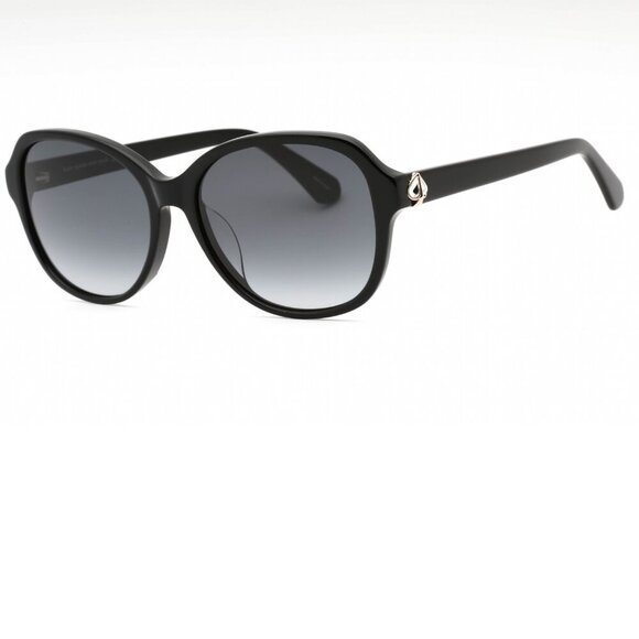 Kate Spade Black Sandi Sunglasses Brand New In Case - Picture 1 of 13